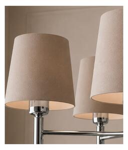 Brilagi - Lustru cu tijă MONTE 5xE27/60W/230V bej/crom lucios