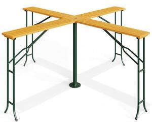 Deuba Masa de bar Quattro 241x241x104 cm