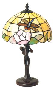Artistar Sirin lampă de masă în stil Tiffany, Multicolor, Camera de zi / sufragerie, Metal, Tiffany