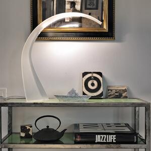 Lampă de masă LED Kartell Taj Mini, alb, 32 cm, plastic