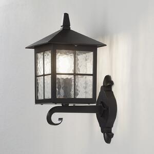 Elstead Aplică de exterior Winchester BL17, felinar sus, reglabil, Negru, Metal, Antichitate, Felinar