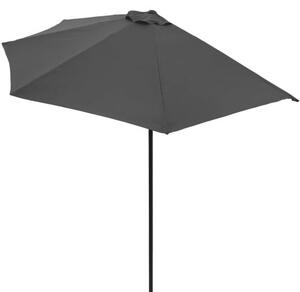 Deuba Umbrelă de soare semicirculară de grădină - antracit