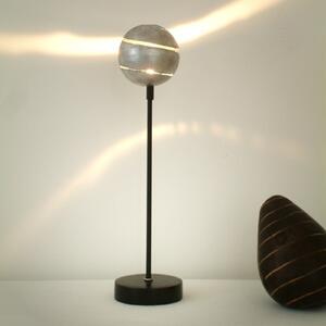 Holländer Lampă de masă decorativă KUGELBLITZ SILBER - fier, Negru, Camera de zi / sufragerie, Metal, Modern, glob
