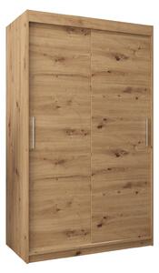 Dulap de haine 120 cm Toki (stejar artisan + stejar artisan). 1064813
