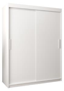 Dulap de haine 150 cm Toki (alb mat + alb mat). 1064817