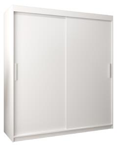 Dulap de haine 180 cm Toki (alb mat + alb mat). 1064831