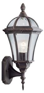 Searchlight Aplică de exterior Capri, felinar în sus, Maro / Rugină, Metal, Antichitate, Felinar