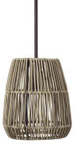 PR Home lampă suspendată de exterior Saigon, gri, Ø 18 cm, cablu 2.5m
