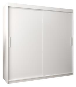 Dulap de haine 200 cm Toki (alb mat + alb mat). 1064845