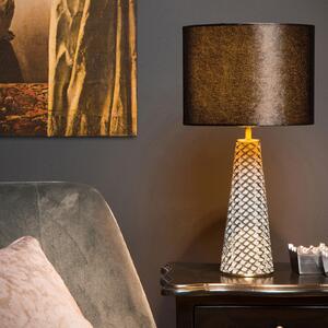 Lucide Lampă de masă Extravaganza Velvet, negru, Negru, dormitor, Țesătură / Textil, Design