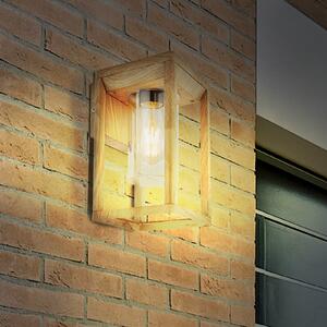 Aplică de exterior Candela, aspect lemn