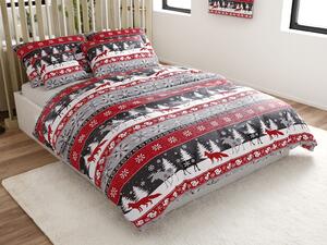 Lenjerie cocolino gri NOWY FOREST Dimensiune lenjerie de pat: 70 x 90 cm | 140 x 220 cm