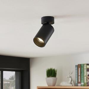 Arcchio Spot Brinja, set de 2, negru, rotund, Ø 6cm, GU10, reglabil, Negru, Hol, Aluminiu, Modern