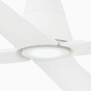 Ventilator de tavan Typhoon L lampă LED IP44 alb