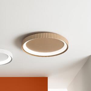 Luce Ambiente Design Plafonieră LED Niike, auriu, Ø 50 cm, metal, CCT, Auriu / Alamă, Camera de zi / sufragerie, Metal, Modern
