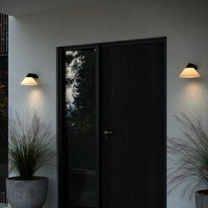 Aplică de exterior Linas, conică, negru, aluminiu, E27