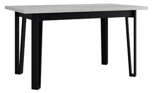 Masă Victorville 354Alb, Negru, 8x8x14cm, ExtensieExtensie, PAL laminat, Metal