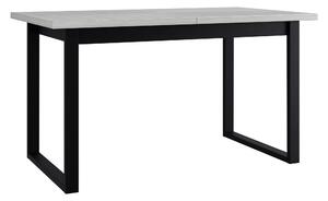 Masă Victorville 353Alb, Negru, 8x8x14cm, ExtensieExtensie, PAL laminat, Metal