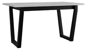 Masă Victorville 301Alb, Negru, 8x8x14cm, ExtensieExtensie, PAL laminat, Metal