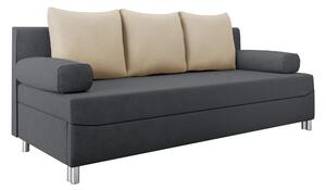 Canapea extensibilă Comfivo Artes, Numărul de locuri: 2, Spațiu de depozitare, 86x192x80cm, 64 kg, Picioare: Plastic