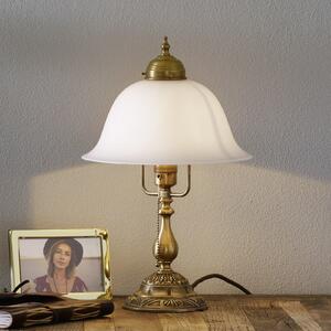 Carolin lampă de masă decorată, din alamă