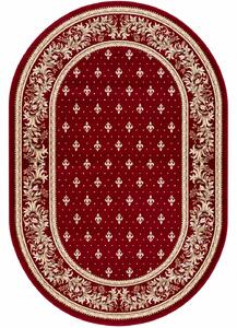 Covor Bisericesc, Model 15033 210 Oval, Rosu Grena Rosu, 80x150