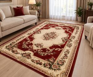 Covor Clasic Lotos 574 210 Roșu-Grena, Model Oriental 80x200