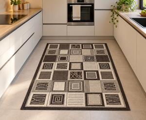 Covor Bucatarie, Model Natura 911 19, Crem Maro 120x170