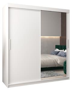 Dulap de haine 180 cm Toki 2 (alb mat + alb mat). 1064999