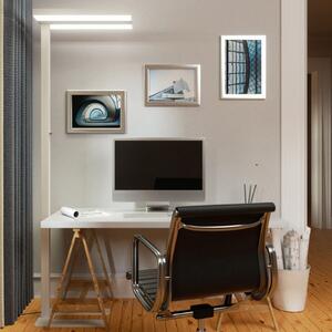 Arcchio Lampadar LED Logan Basic, alb, 6.000 lm, dimabil