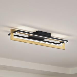 Lindby Plafonieră cu LED Holamu, 80 cm, lemn