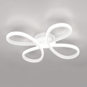 Trio Lighting Plafonieră Fly LED, alb mat, 4.000 K, 40 cm x cm, reglabil, Alb, Camera de zi / sufragerie, Metal, Modern
