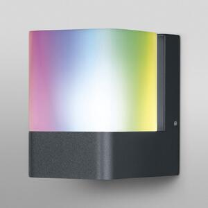 LEDVANCE SMART+ WiFi Cube aplică LED RGAA up, reglabil, Negru, Metal, Modern, Priză de perete top