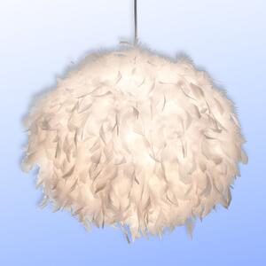 Nowa Lampă suspendată pufoasă Ducky 30 cm, reglabil, Alb, Camera de zi / sufragerie, Hârtie / Carton, Design