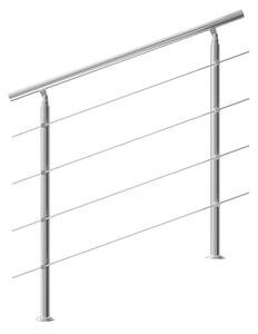 Deuba Balustradă de scări cu 4 bare - 120 cm