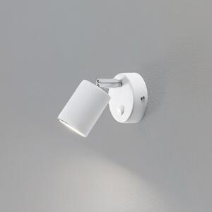 Spot de perete Fun, alb, 14 cm înălțime, reglabil, GU10