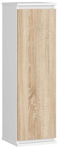 Dulap suspendat Wren (Alb + Stejar sonoma). Promo -20%. 1069935