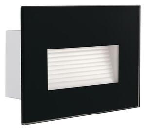 Corp de iluminat LED încastrat GLASI LED/3W/230V 4000K IP44 negru Kanlux 33694