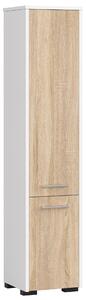 Dulap de baie Farid TYP4 (Alb + Stejar sonoma). Promo -17%. 1069756