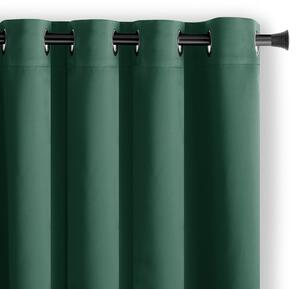 Draperie verde-închis dimout (semi-opacă) 140x175 cm Kierra – Restilo