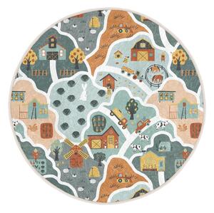 Covor de joacă pentru copii lavabil ø150 cm Farmer's Life – Mila Home