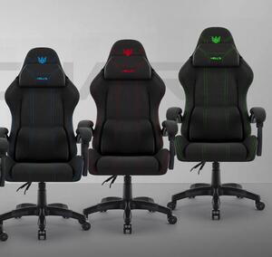 Scaun ergonomic tesatura pentru jocuri HC-1014 Albastru