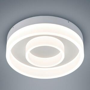 Helestra Liv - plafonieră rotundă LED, Ø 30cm, reglabil, Alb, Camera de zi / sufragerie, Plastic, Modern