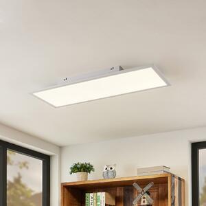 Lindby Panou LED Quais, 80 x 30 cm, alb, metal, 4.000K, Alb, Bucătărie, Aluminiu, Modern