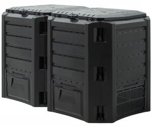 Compostor de grădină - Compogreen 800 l, negru Prosperplast