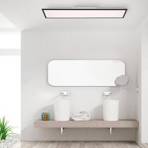 JUST LIGHT. GmbH Panou LED de montare Flat CCT, negru, 119 x 29 cm, reglabil, Negru, Bucătărie, Plastic, Modern