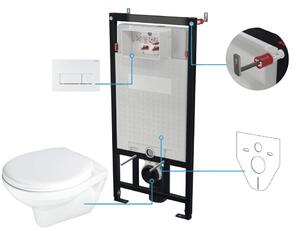 BORO – Set WC Îngropat 6 în 1 CMOA6SPW Finisaj: Bianco (alb)