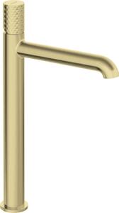 Baterie înaltă pentru chiuvetă SILIA HEXA – Finisaj auriu periat – Cod BHS_R20K