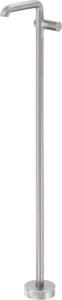 Baterie freestanding pentru chiuvetă SILIA HEXA – Finisaj oțel șlefuit – Cod BHS_F2KK