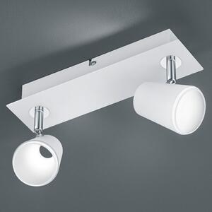 Trio Lighting Spot LED Narcos alb/culoare crom, 2 becuri, Alb, Camera de zi / sufragerie, Metal, Modern
